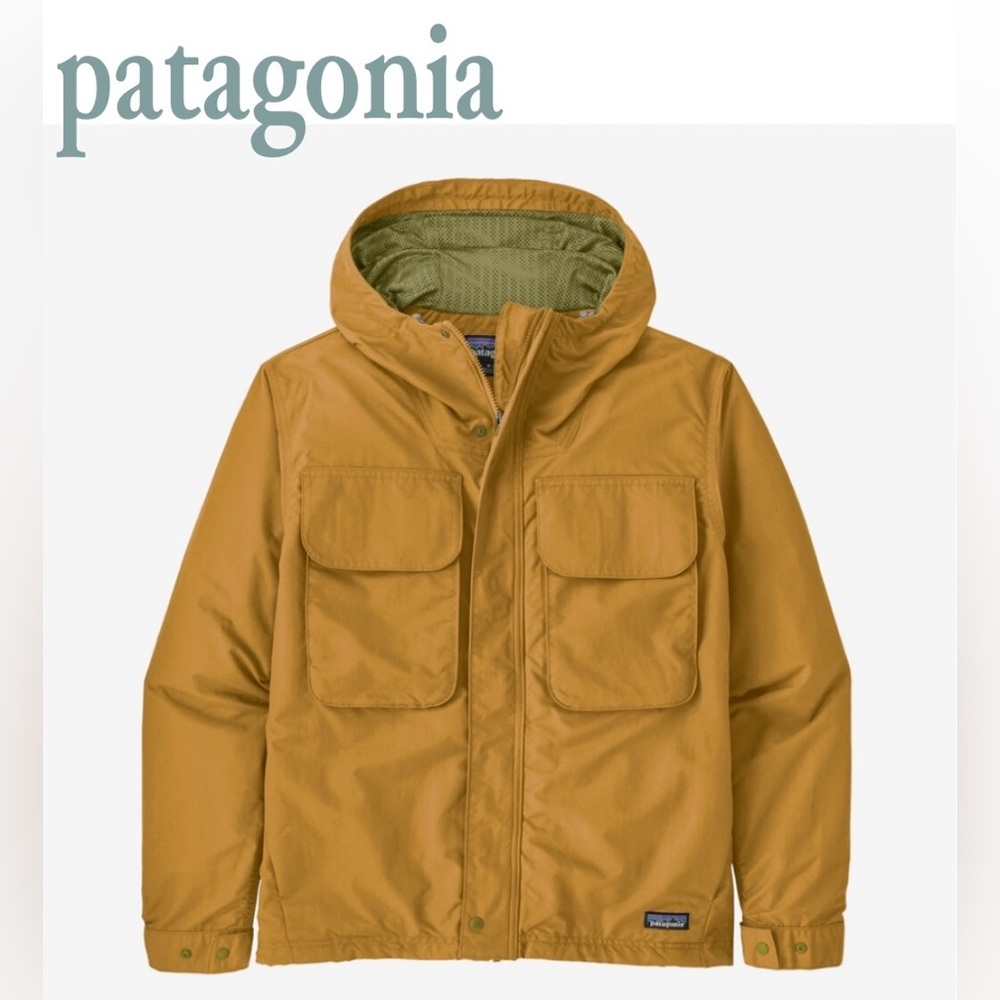 Patagonia Men's Isthmus Utility Jacket ✨ Pufferfish Gold Size Large